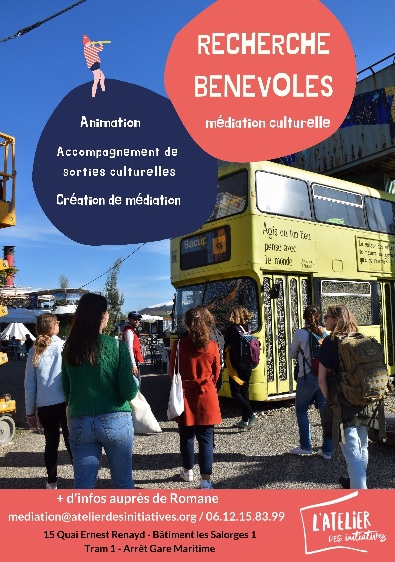 Devenez bénévole au sein de l'atelier des initiatives