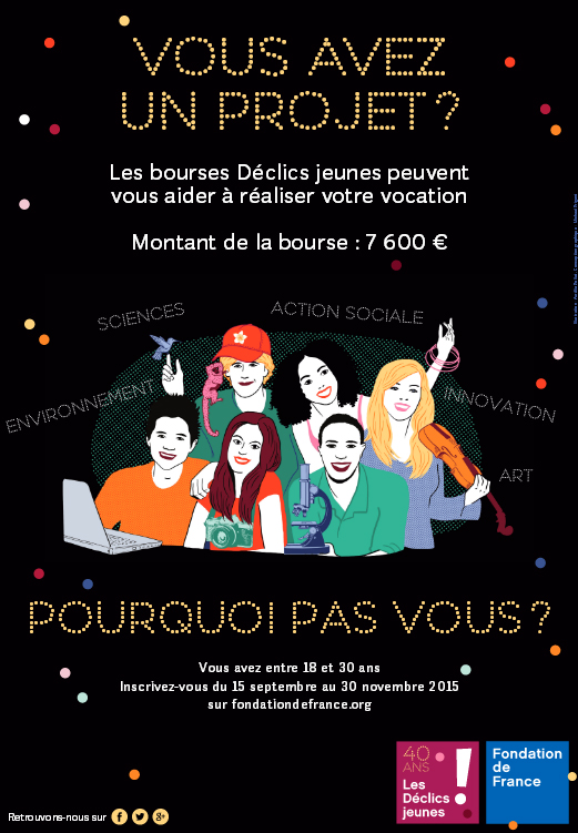 Réalisez votre passion ou votre vocation avec les Bourses Déclics Jeunes