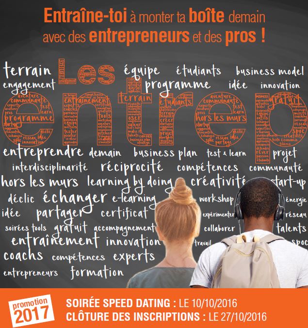 Les entrepreneuriales : formation à la création d'entreprise pour les étudiants
