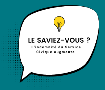 Augmentation de l'indemnité Service Civique