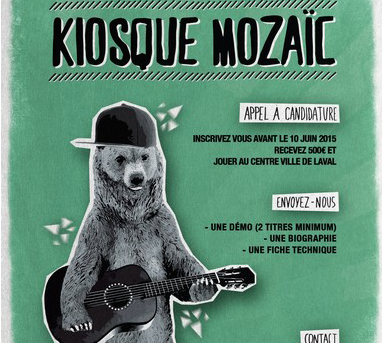 Musiciens mayennais : candidatez pour le tremplin Kiosque Mozaïc !