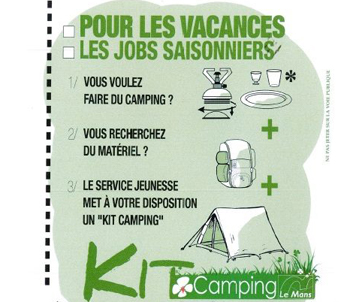 Des "Kits camping" prêtés gratuitement aux jeunes du Mans