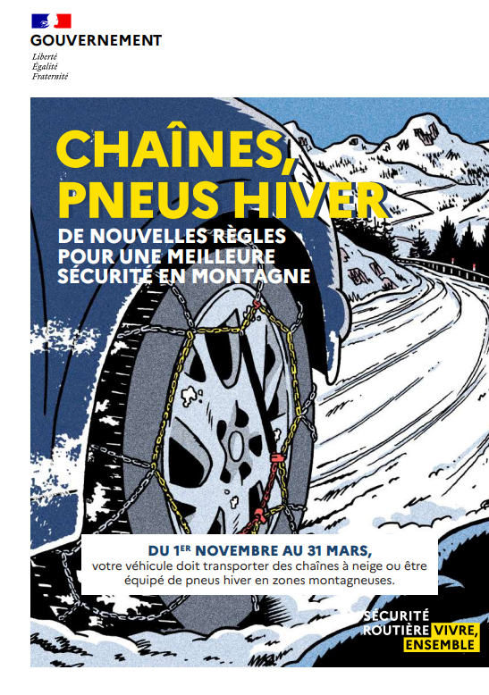 Jobs en montagne cet hiver, départ au ski… équipez votre véhicule avant de partir !