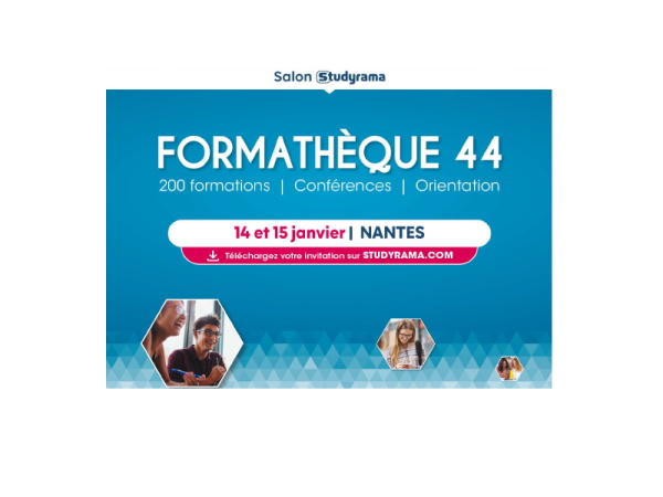 Le Salon Studyrama Formathèque 44 sur une journée