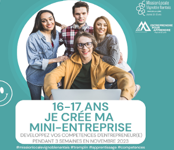 16-17 ans : je créé ma Mini Entreprise